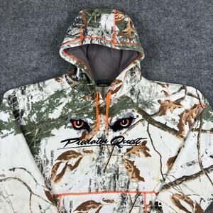Cabela’s Hoodie Mens XL Camo Pullover Predator Quest Graphic Hunting Outdoor